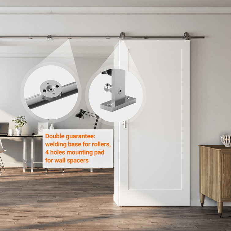 ATT Standard Double Barn Door Hardware Kit Wayfair Canada